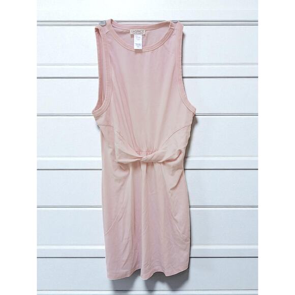 L*Space Seaview Mini Dress in Rose Quartz Size: Medium - Picture 3 of 6